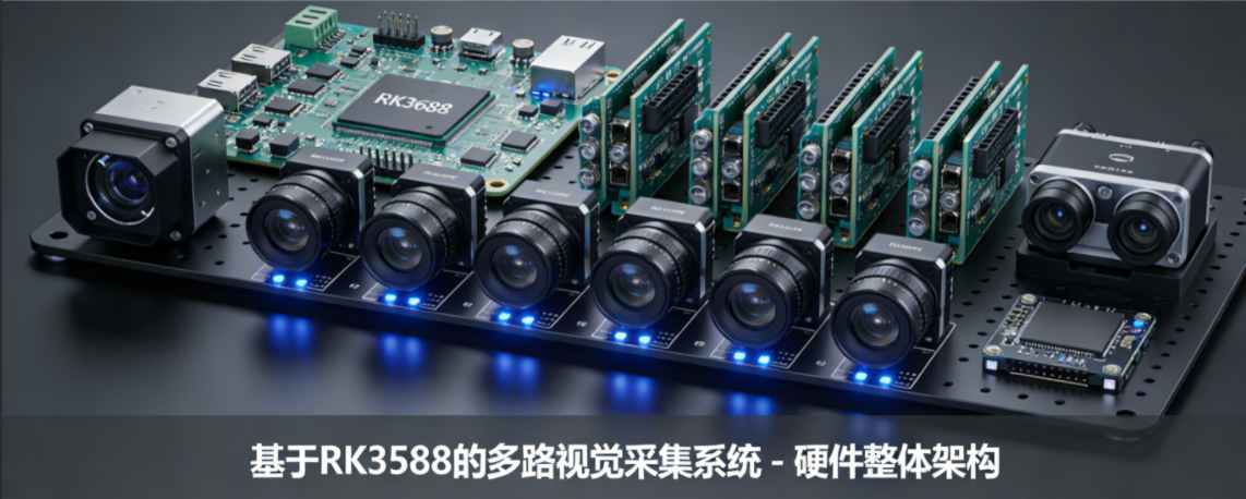 基于RK3588的多路视觉采集系统：8+1路同步采集，开启国产视觉新纪元