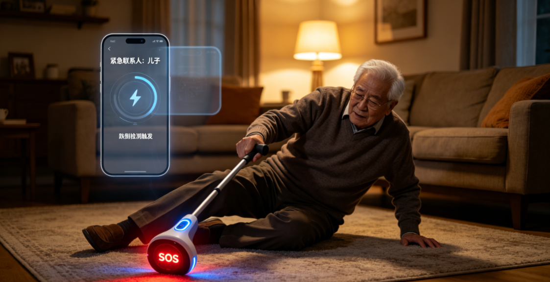 AI智能拐杖：让每一次起身，都有人“扶”